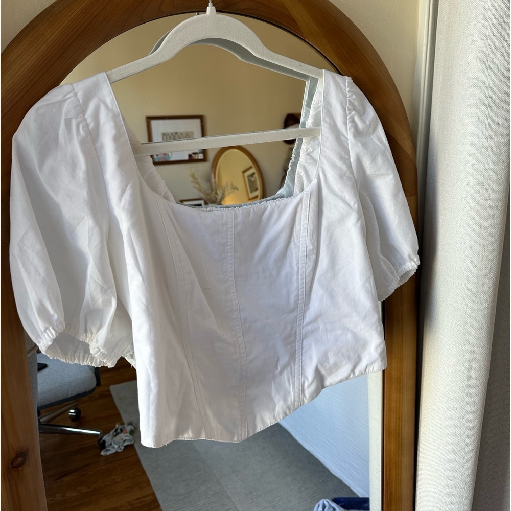 Abercrombie White Blouse
